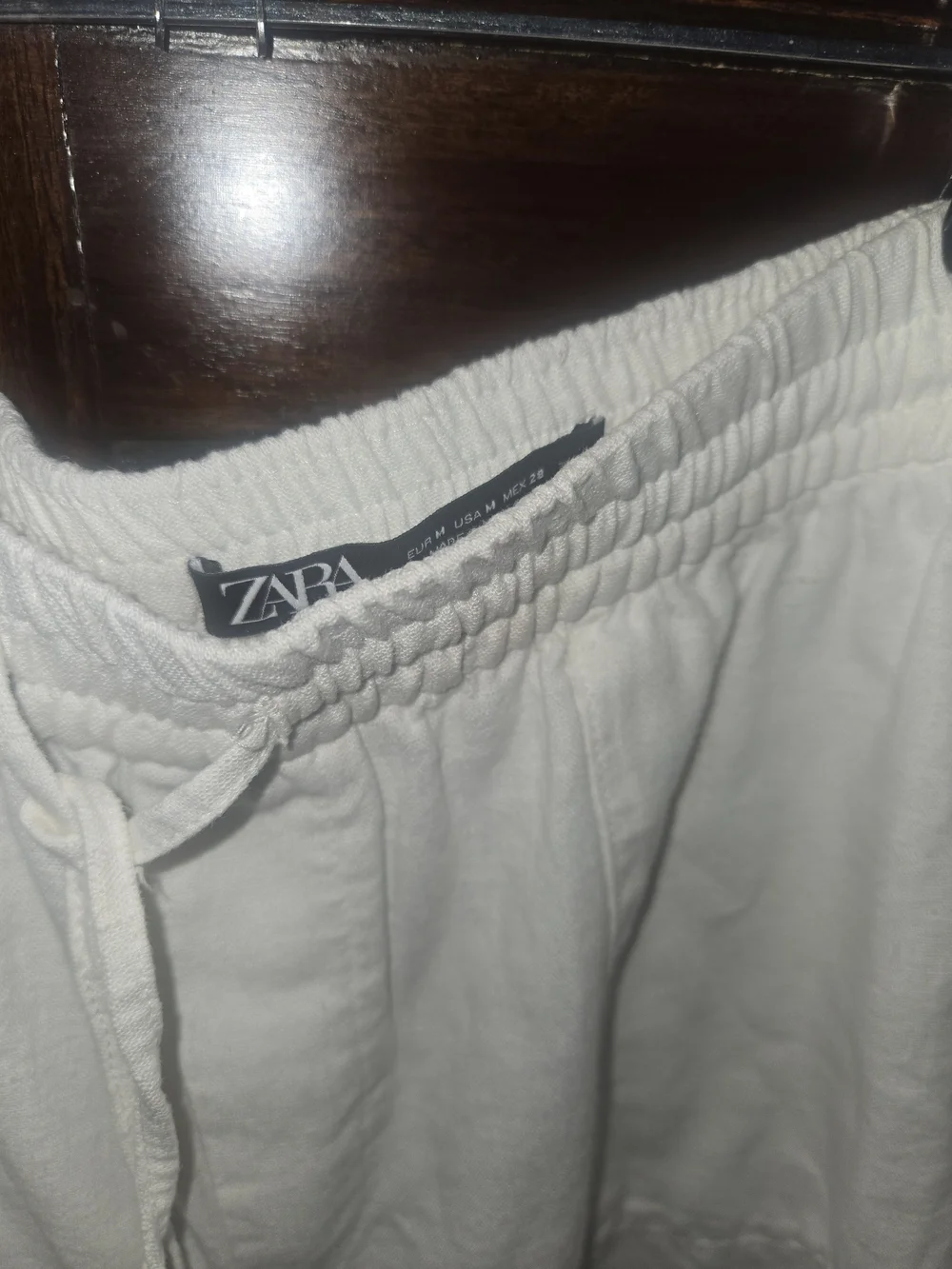 Women’s Cream Drawstring Jogger Pants